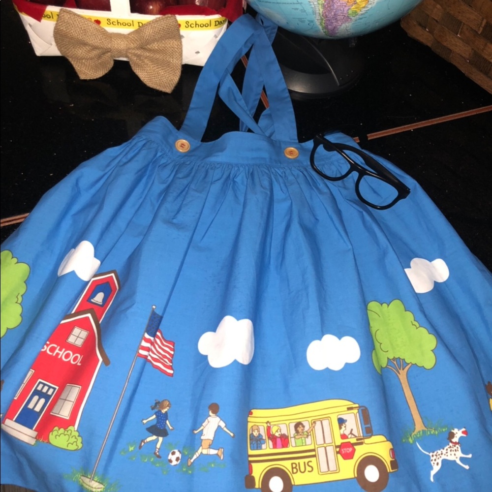 Eleanor Rose suspender skirt 10/12